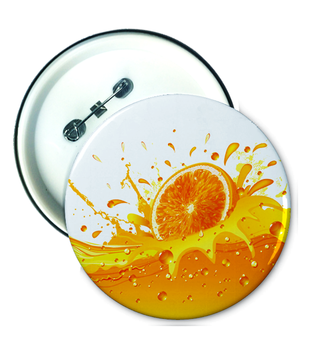 เข็มกลัดสกรีนรูปภาพ Orange Badge hyperlabthailand